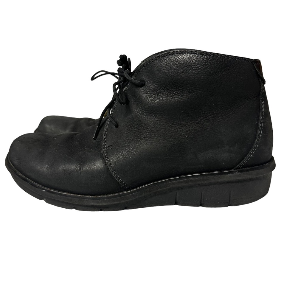 Dansko Women's Joy Ankle Bootie Black 9128100200 Black Nubuck Size 7 US 38 EU